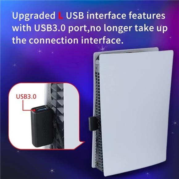 RGB LED Light Strip for ps5 Console, 7 Colors 29 Effects DIY Decoration - Picture 6 of 6